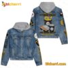 Watching Pittsburgh Steelers And Having Snacks Makes My Day Jean Jacket Hoodie