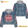 Alabama Crimson Tide Rose Bowl Game Champions 2024 Jean Jacket Hoodie