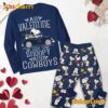 All Valentine I Want Is Snoopy And Dallas Cowboys Pajamas Set