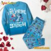 All Valentine I Want Is Stitch Pajamas Set