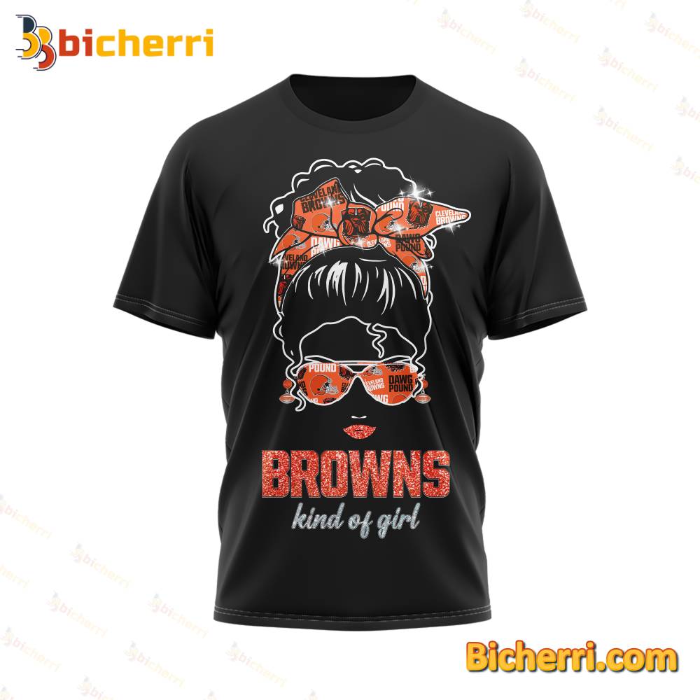 America Football Cleveland Browns Kind Of Girl T-shirt
