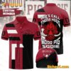 Arkansas Razorbacks Let's Call Those Hogs Wooo Pig Sooie Personalized Polo Shirt