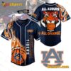 Auburn Tigers All Auburn All Orange Personalized Baseball Jersey