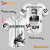 Bad Bunny Most Wanted Tour 2024 Personalized Baseball Jersey