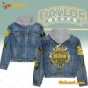 Baylor Bears Sic Em Bears Ball In Jean Jacket Hoodie
