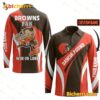 Cleveland Browns Fan Win Or Lose Dawgs Pound Custom Name Long Sleeves Polo Shirt