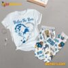 Detroit Lions Restore The Roar Go Blue Go Silver Pajamas Set