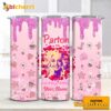 Dolly Parton Sweetheart Custom Name Valentine Skinny Tumbler