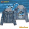 Football Team Stomping On These Lions Style Jean Jacket Hoodie