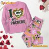 Green Bay Packers I Love My Packers Pajamas Set