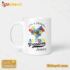 I'm A Proud Autism Grandma Custom Name Mug