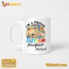 I'm A Proud Autism Pawpaw Custom Name Mug