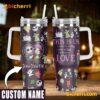Jack And Sally This Is Us A Lot Of Love 40oz Tumbler With Handle