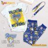 Los Angeles Rams No Valentine Without My Rams Pajamas Set