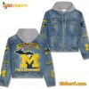 Michigan Wolverines Rose Bowl Game Champions Jean Jacket Hoodie