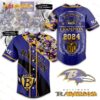 NFL Baltimore Ravens American Football Conference Champion 2024 Personalized Baseball Jersey