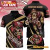 NFL Football San Francisco 49ers Mascot Go Niners Custom Name Polo Shirt