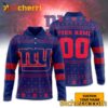 NFL New York Giants Personalized Long Sleeves Polo Shirt