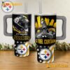NFL Pittsburgh Steelers Steel Curtain 40oz Tumbler With Handle