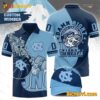 North Carolina Tar Heels Damn Right I Am A Tar Heels Fan Now And Forever Personalized Polo Shirt