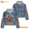 Oklahoma Sooners Mascot Sooner Born Sooner Bred On The Court And In My Heart Jean Jacket Hoodie