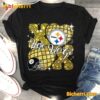 Pittsburgh Steelers Here We Go Xoox Heart T-shirt