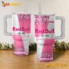 Red Bull Energy Drink Custom Name 40 Oz Tumbler With Handle