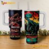 Welcome To Jurassic Park Caution Alive Inside 40oz Tumbler With Handle