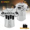 Black Flag My War Tour Tour Dates 2024 Baseball Jersey