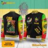 Bob Marley Love The Life You Live Live The Life You Love Custom Name Baseball Jacket