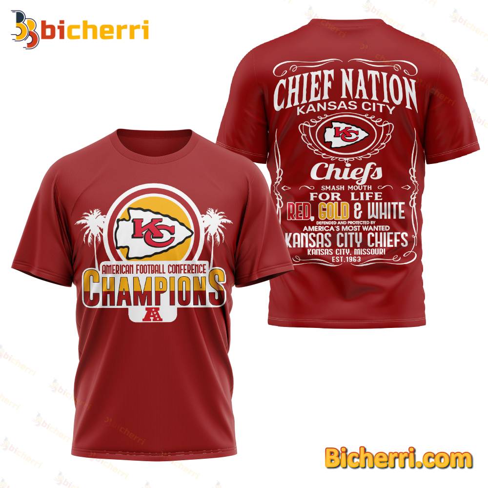 Chief Nation Kansas City Kansas City Chiefs Champions T-shirt