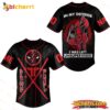 Deadpool In My Defense I Was Left Unsupervised Personalized Baseball Jersey