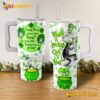 Dr Seuss What A Lucky Cat I Am Happy St Patrick's Day 40 Oz Tumbler With Handle