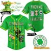 Horror Movies Happy St Patrick's Day Pinch Me I Dare You Personalized Baseball Jersey