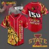 Iowa State Cyclones ISU Cyclone Nation Custom Name Baseball Jersey