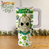 Jason Voorhees Happy St Patrick's Day 40 Oz Tumbler With Handle