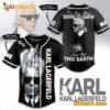 Karl Lagerfeld I'm Very Much Down To Earth Just Not This Earth Personalized Baseball Jersey