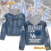 Kentucky Wildcats I'm A Kentucky Fan Surving In Enemy Territory Jean Jacket Hoodie