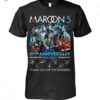 Maroon 5 30th Anniversary 1994-2024 Signature T-shirt