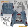 Pierce The Veil Blood For Blood Hearts Beating Jean Jacket Hoodie