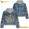 Rammstein Gott Weiß Ich Will Kein Engel Sein Jean Jacket Hoodie