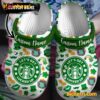 Starbucks Let's Get Lucked Up Custom Name Crocs Clogs