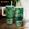 Stitch Let The Shenanigans Begin Happy St Patrick's Day 40 Oz Tumbler With Handle