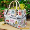 Alice In Wonderland Curiouser And Curiouser Leather Handbag