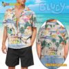 Bluey It's Family Time Hawaiian Shirt