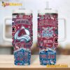 Colorado Avalanche Let's Go AVS Custom Name Tumbler With Handle
