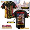 Deadpool And Wolverine Let's Kill The Fox Universe Personalized Baseball Jersey