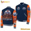 Edmonton Oilers Oilers City Rogers Place Edmonton Alberta Baseball Jacket