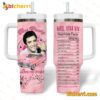 Elvis Presley Love Me Tender Mrs Viva VIV Nutrition Facts Tumbler With Handle