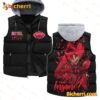 Hazbin Hotel Alastor Does That Make Me Insane Hooded Puffer Vest